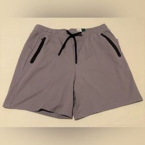 Tek Gear Men's Wild Lilac Athletic Shorts with Black Accents